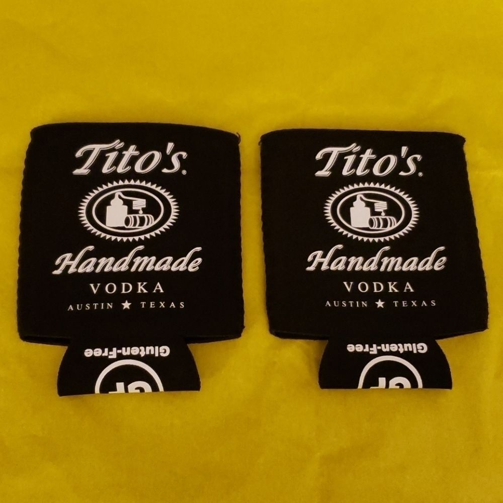 Tito's Handmade Vodka Branded Koosie- Set of Two